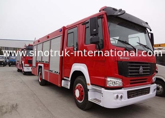 Water Tank Fire Fighting Vehicles 8-12 CBM 290 HP Emergency Rescue Vehicles