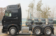O Euro 2 do caminhão LHD 6X4 do trator A7 371 HP com poder ajudou à direcção hidráulica
