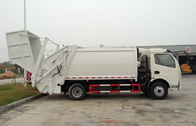 Caminhão da recolha de lixo de RHD 4X2, caminhão comercial 6CBM do compressor do lixo