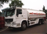 Caminhão de tanque do fuel-óleo 20 toneladas, caminhões de combustível móveis de 6X4 LHD Euro2 290HP