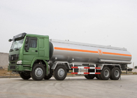 Euro do caminhão de tanque 8X4 do óleo de lubrificação LHD 2 336 caminhões de petroleiro do petróleo de HP