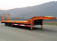 da Baixo-cama eixos 60Tons 15m do caminhão de reboque 3 semi para a máquina de carregamento da construção