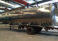Semi caminhão de depósito de gasolina de aço inoxidável profissional do reboque 50000-70000 litros