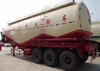 3 caminhão de reboque do tanque do cimento do volume do eixo SINOTRUK com o motor de 55-65CBM Weichai