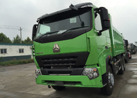 HOWO do caminhão basculante de A7 30 - 40 do caminhão basculante RHD 6X4 do ar da suspensão toneladas de cor verde do limão