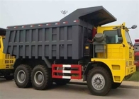 70 toneladas de corpo de aço de grande resistência da carga do caminhão basculante 6X4 371HP do caminhão basculante da mineração de HOWO