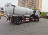 Caminhão 15CBM de limpeza de alta pressão LHD 290HP da sução da água de esgoto de SINOTRUK HOWO