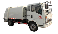 LHD 4X2 SINOTRUK HOWO comprimiu o caminhão 5 da recolha de lixo do compressor - 6m3