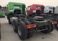 Veículo do caminhão do verde do chassi SINOTRUK HOWO ZZ1257N4341W do caminhão da carga de Dropside