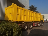 Amarelo de mineração do × 4 RHD das rodas 400Hp 8 de Sinotruk Howo Tipper Dump Truck 12
