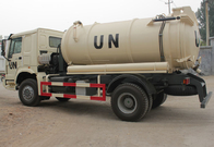 Caminhão 8-12CBM LHD 4X2 da sucção da água de esgoto da empresa do saneamento, caminhões do desperdício líquido
