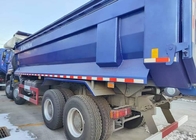 RHD 8×4 12 rodas ZZ3317V3847B1R Alta potência Baixo consumo de combustível380HP Blue HOWO Tipper Truck