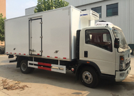O caminhão do refrigerador da baixa temperatura/LHD 4X2 refrigerou o caminhão do alimento