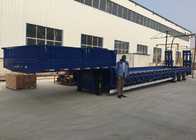 3 eixos 80 toneladas de reboque hidráulico do leito de 17m para máquinas de carregamento da construção