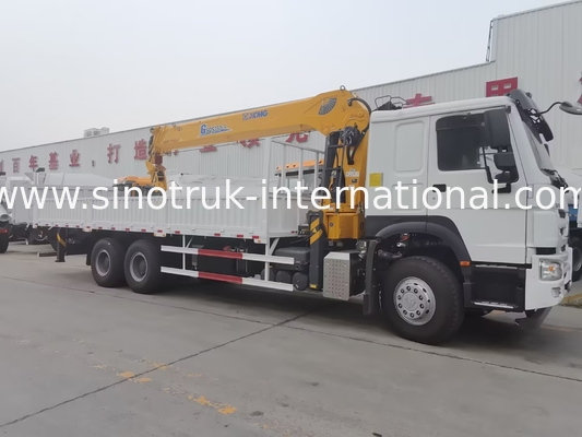 SINOTRUK Equipamento de guindastes montados em caminhão 12 toneladas XCMG para elevação 6X4 400HP