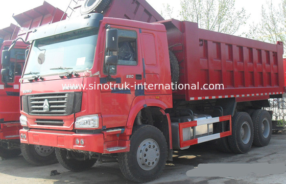 O camião basculante SINOTRUK HOWO 10 do caminhão basculante roda a capacidade de carga 25-40tons 10-25CBM