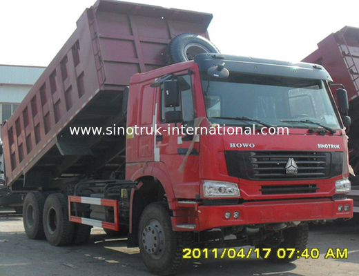 O camião basculante SINOTRUK HOWO 10 do caminhão basculante roda a capacidade de carga 25-40tons 10-25CBM