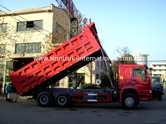 Camião basculante SINOTRUK HOWO 25tons 371HP 10wheels LHD 10-25CBM ZZ3257N3647A do caminhão basculante