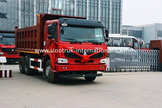 Camião basculante SINOTRUK HOWO 25tons 371HP 10wheels LHD 10-25CBM ZZ3257N3647A do caminhão basculante