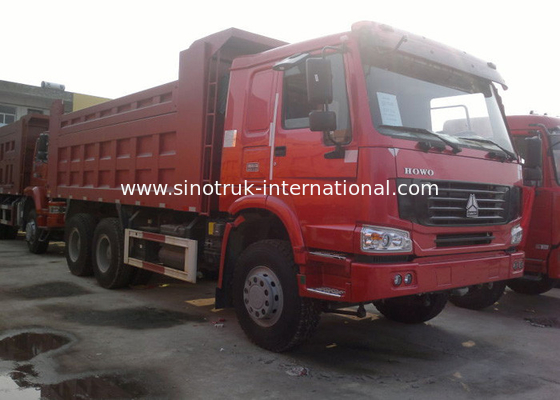 Camião basculante 6X4 336HP LHD 25-40tons 10-25CBM ZZ3257N3447A1 do caminhão basculante de SINOTRUK HOWO