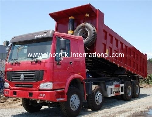Camião basculante 371HP 8X4 LHD 31tons 20-30CBM ZZ3317N3867W do caminhão basculante de SINOTRUK HOWO