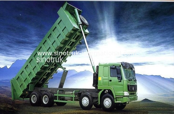 Camião basculante 371HP 8X4 LHD 31-60tons 20-30CBM ZZ3317N3867W do caminhão basculante de SINOTRUK HOWO