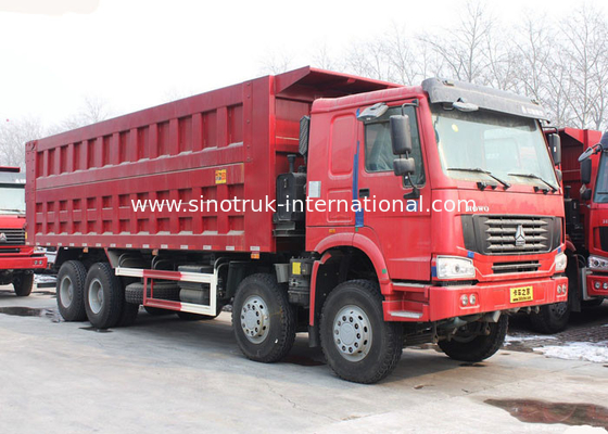 Camião basculante 371HP 8X4 LHD 31-60tons 20-30CBM ZZ3317N3867W do caminhão basculante de SINOTRUK HOWO