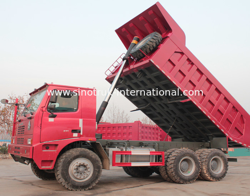 Camião basculante SINOTRUK HOWO 70 LHD de mineração 371HP 70tons ZZ5707S3640AJ do caminhão basculante