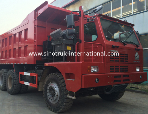 SINO consumo de combustível resistente do camião basculante caminhões/10 371HP do veículo com rodas de HOWO baixo