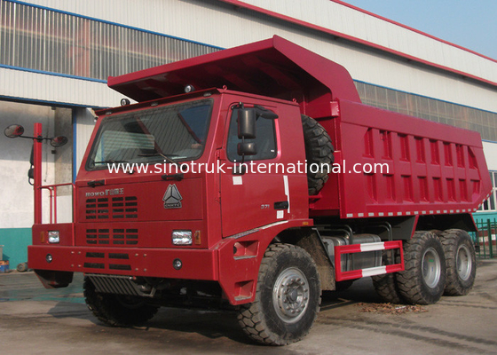 SINO consumo de combustível resistente do camião basculante caminhões/10 371HP do veículo com rodas de HOWO baixo