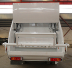 Caminhões grandes da gestão de resíduos sólidos da capacidade de carga com caixa da coleção