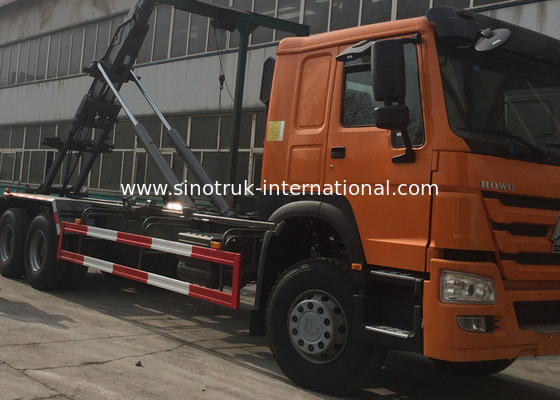 O sistema de controlo hidráulico automatizou o caminhão 6X4 LHD Euro2 da recolha de lixo