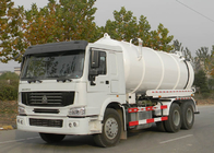 Caminhão da sucção da água de esgoto da bomba de vácuo, caminhões sépticos do vácuo com padrão de emissão do Euro 2