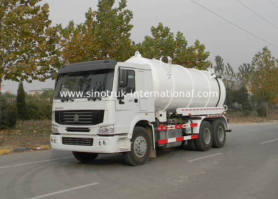 Caminhão 16CBM LHD 6X4 Euro2 290HP da sucção da água de esgoto do equipamento da limpeza do esgoto,