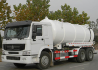 Caminhão da água de esgoto do vácuo da eficiência elevada 17CBM LHD 336HP para a chuva urbana Wells