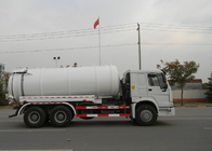 caminhão 6×4 do vácuo do esgoto de 19CBM LHD 336HP para a sucção química do sedimento do tanque da água de esgoto do óleo