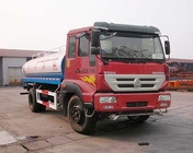 Caminhão de tanque de nivelamento SINOTRUK da água da estrada 10CBM, água que transporta caminhões