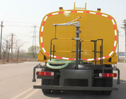 Caminhão de tanque da água da eficiência elevada 25CBM com pulverização alta e de baixo nível