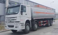 O caminhão de tanque do óleo do veículo de transporte do óleo comestível, fuel-óleo móvel do posto de gasolina transporta 25-30CBM