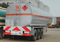 Lubrifique levar semi o caminhão de reboque, 55 toneladas de caminhão de petroleiro de aço do óleo do manganês de 60cbm