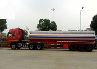 O caminhão de reboque resistente do petroleiro do aço carbono semi para o armazenamento/levar lubrifica