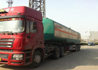 Semi eixos do caminhão de tanque 3 do óleo do reboque 50-80 toneladas de 45-60CBM SINOTRUK HOWO