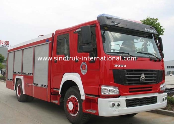 O departamento dos bombeiros da emergência do tanque de água transporta 12CBM LHD 290HP com os anti corrimão do deslizamento