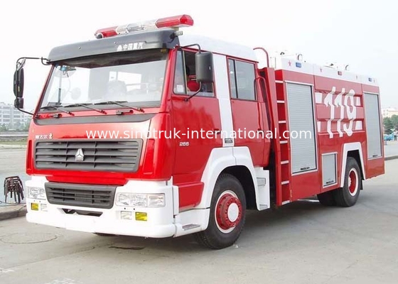 O departamento dos bombeiros da emergência do tanque de água transporta 12CBM LHD 290HP com os anti corrimão do deslizamento