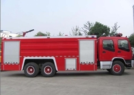 carro de bombeiros do salvamento do Pumper da espuma da água de 6X4 LHD