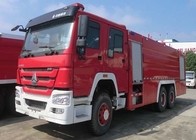 caminhão de escada do carro de bombeiros/departamento dos bombeiros de petroleiro de 6X4 LHD/carros de bombeiros industriais