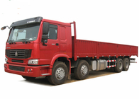 12 caminhão do corpo da estaca da carga das rodas LHD Euro2 336HP/caminhão recipiente dos rebanhos animais