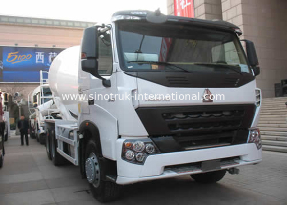 Euro montado caminhão 2 da movimentação do misturador concreto A7 10CBM 371HP LHD 6X4