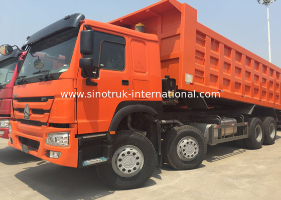 O camião basculante SINOTRUK HOWO 371HP 12 roda LHD 31tons 20-30CBM ZZ3317N3867W