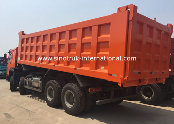 O camião basculante SINOTRUK HOWO 371HP 12 roda LHD 31tons 20-30CBM ZZ3317N3867W